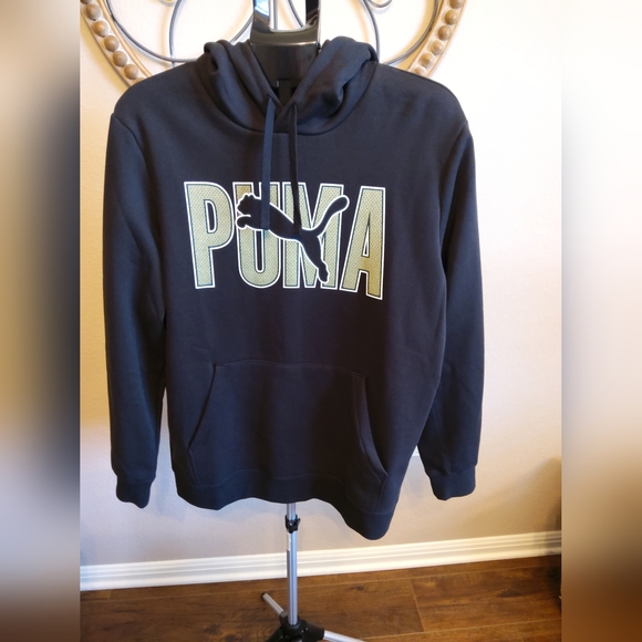 Puma Other - Puma Black and White Logo Hoodie for Men